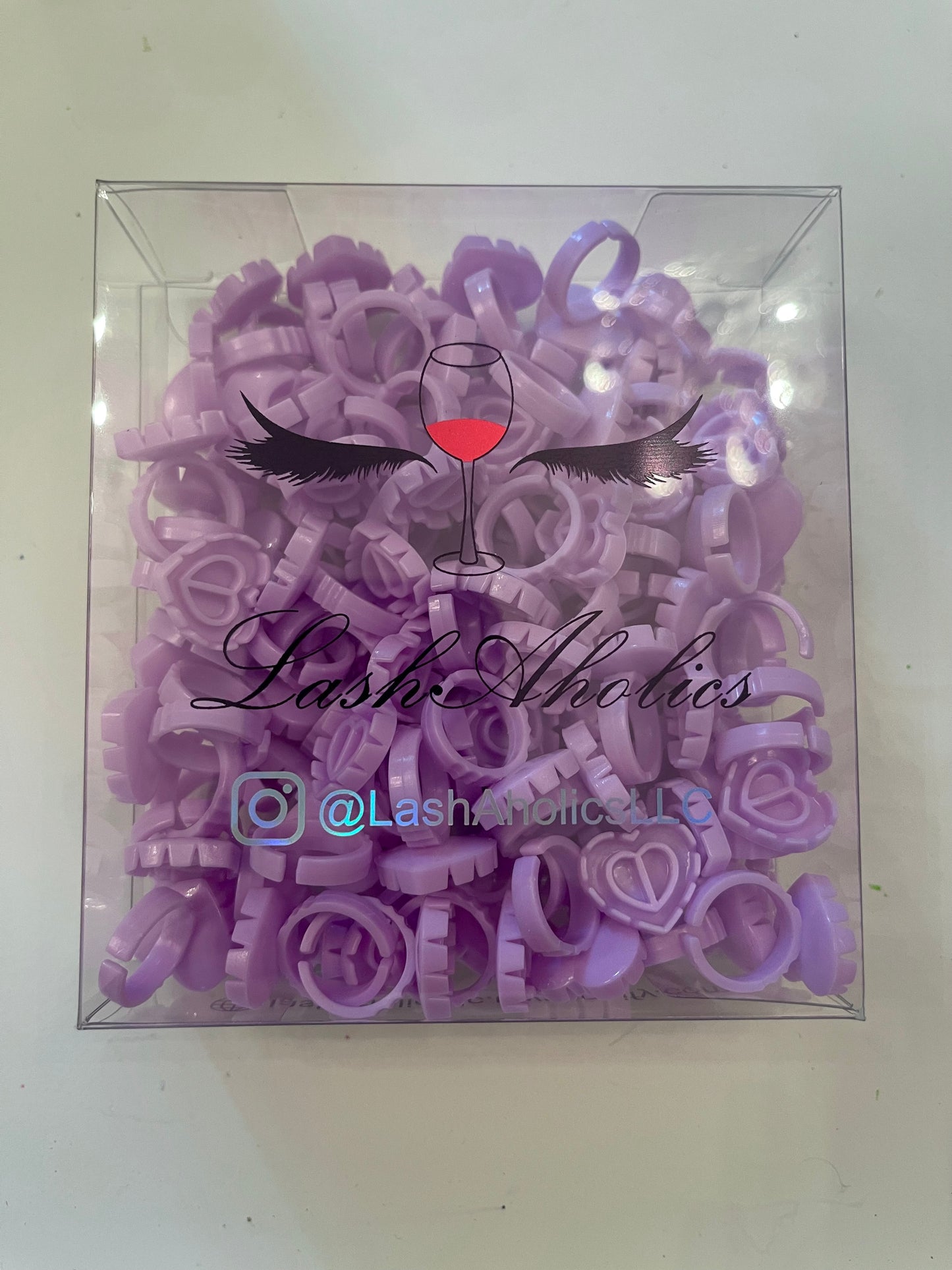 Heart Shape glue rings