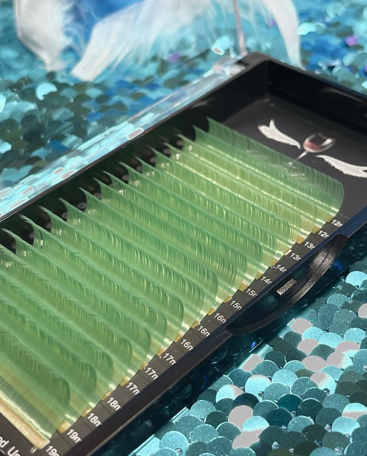 Mint Green Lashes D 0.07
