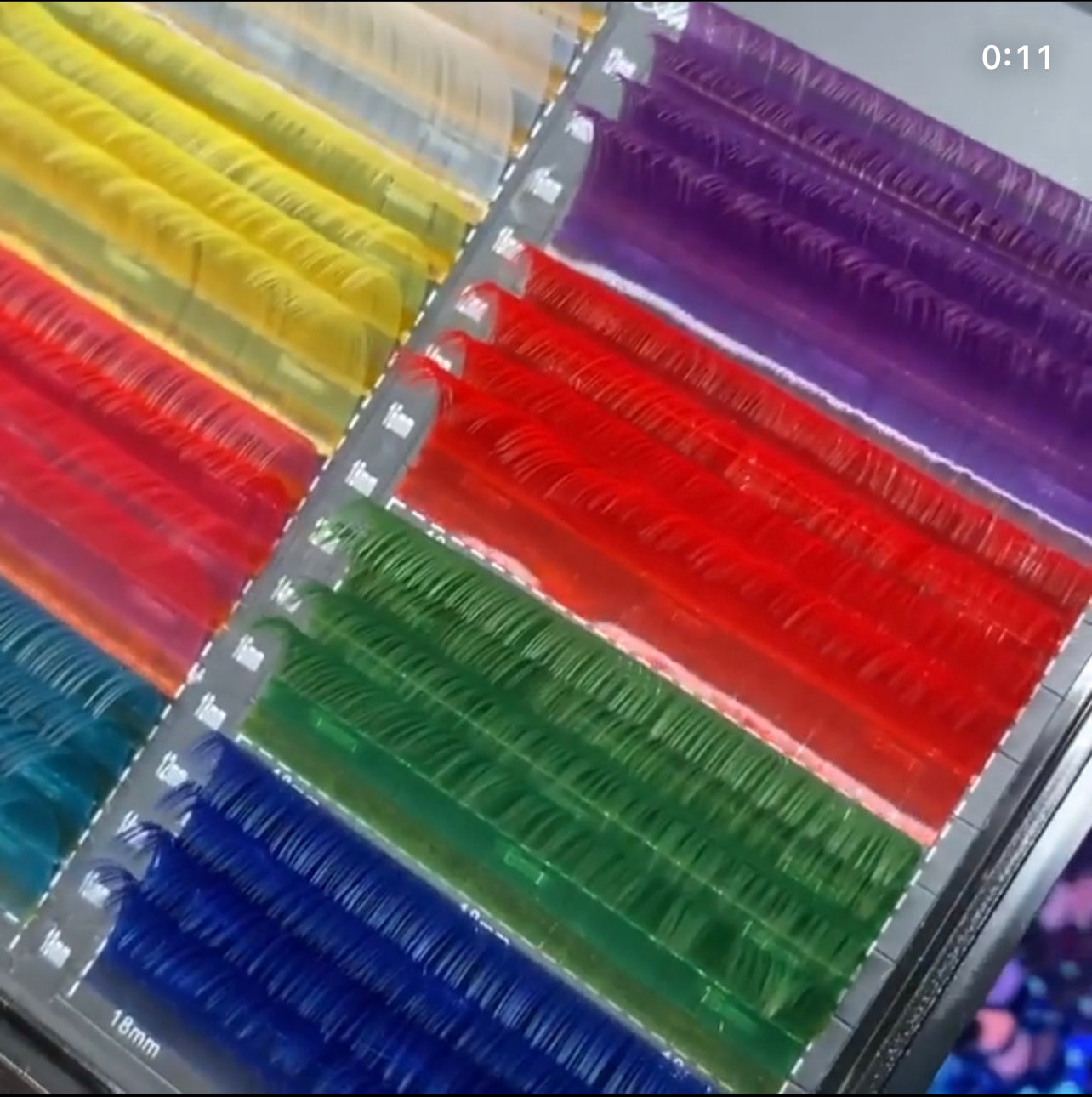 Rainbow Lashes D 0.07