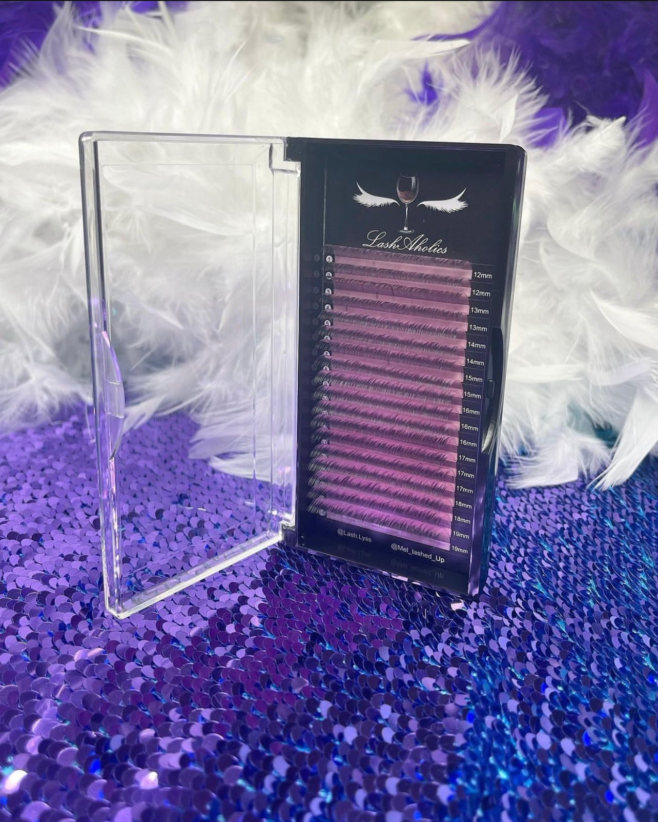 Pink/Black OmbrΓ© Lashes D 0.07