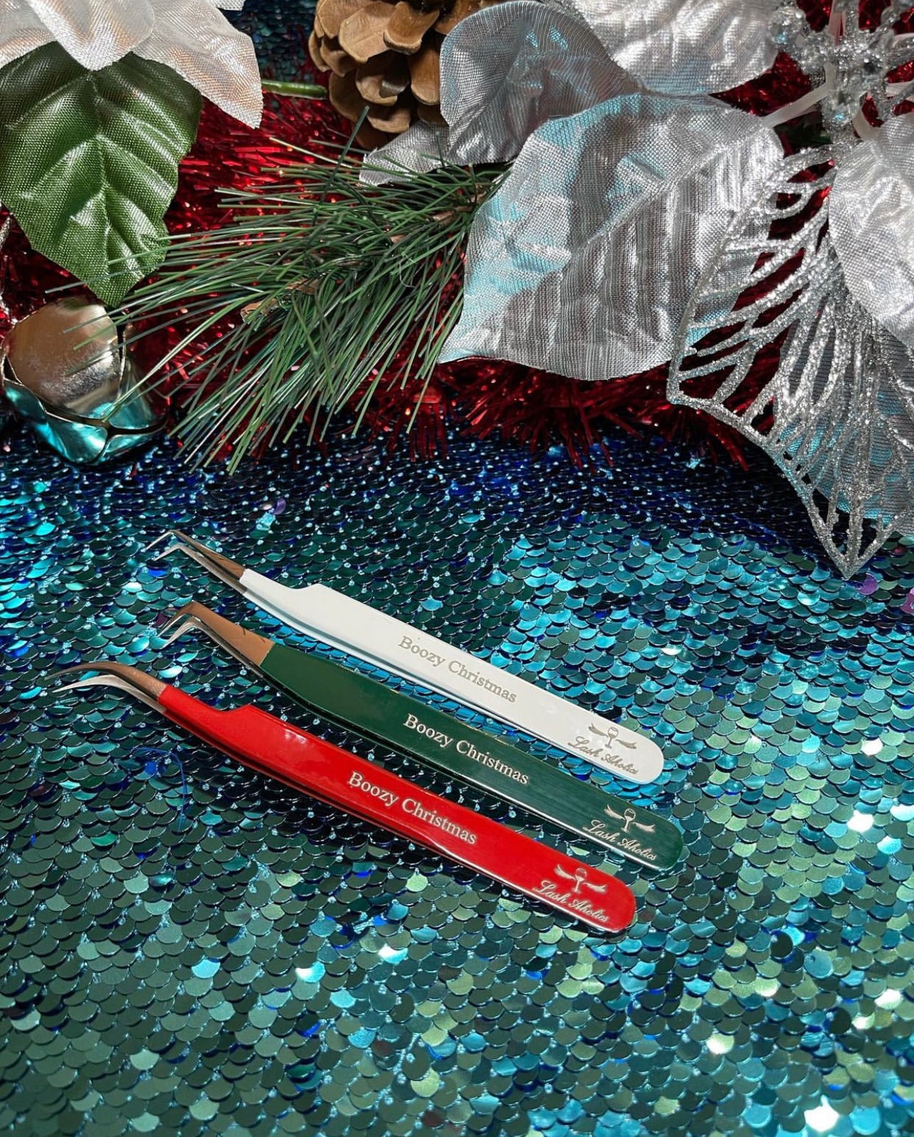 Boozy Christmas Tweezer Collection