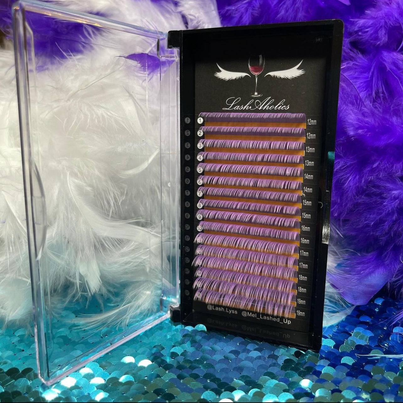 Light Purple Lashes D 0.07