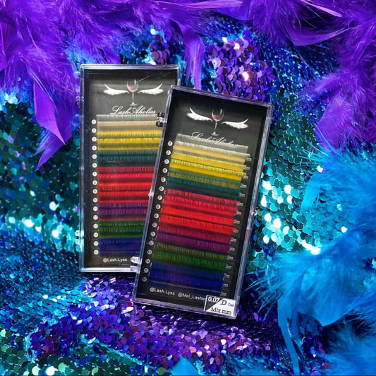 Rainbow lashes