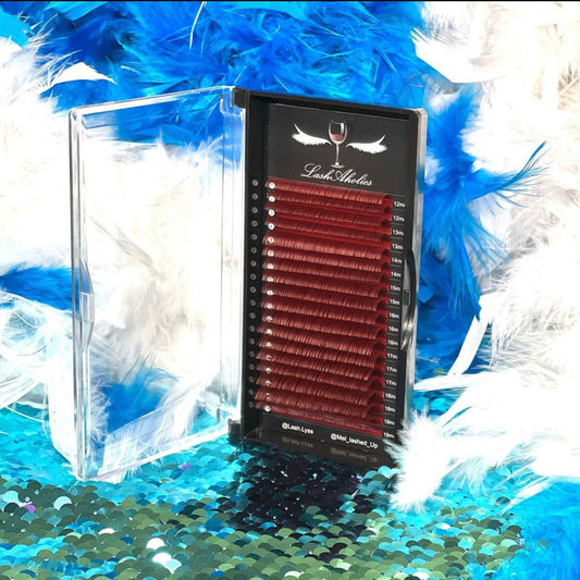 Maroon Lashes D 0.07